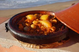 Octopus tagine with olives and salt preserved lemons by Authentic World Food
