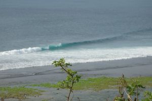 vlny byly nádherný, takže nebylo kam spěchat, Bingin, Indonésia