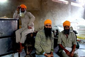 Golden temple bakery chapatti machine, Amritsar, India