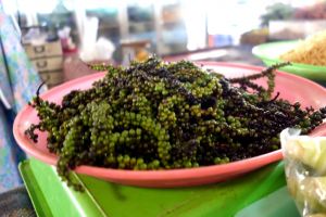 fresh pepper grapes on the market in Thailand