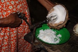 ruční strouhač na kokos Srí Lanka - novější typ
