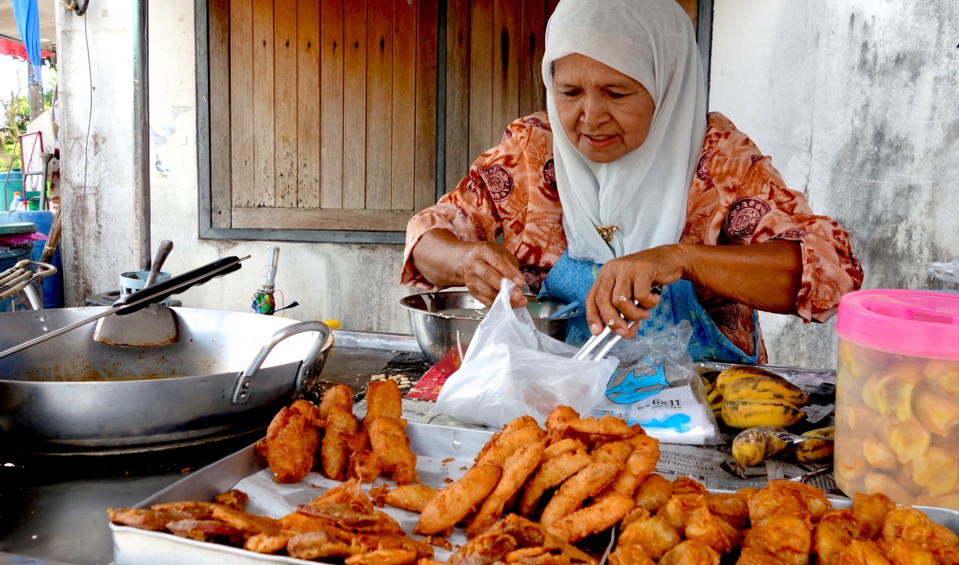 Fried bananas, Thailand