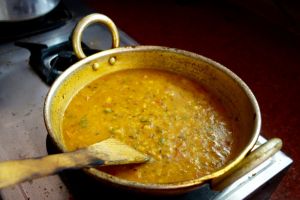 Dhal fry - Red lentils Northern India style