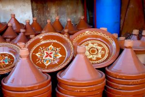 Plates for preparing and serving cous cous and tajines by Authentic World Food