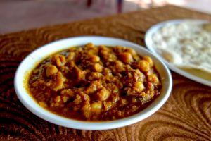 Pumpkin chana - Pumpkin with chickpeas