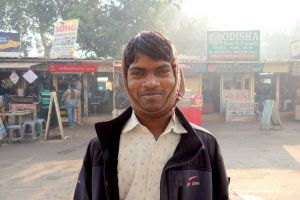 Friendly locals in the streets of Delhi in India by Authentic World Food