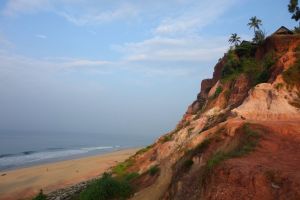 Beautiful beach in Kerala, India.