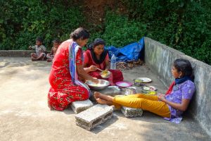 Sunday family lunch on the roof of their house - by Authentic World Food