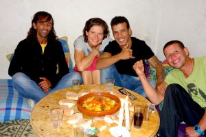 Dinner with my Moroccan friends - Authentic World Food