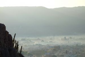 Morning mist over Pushkar in Rajasthan, India - by Authentic World Food
